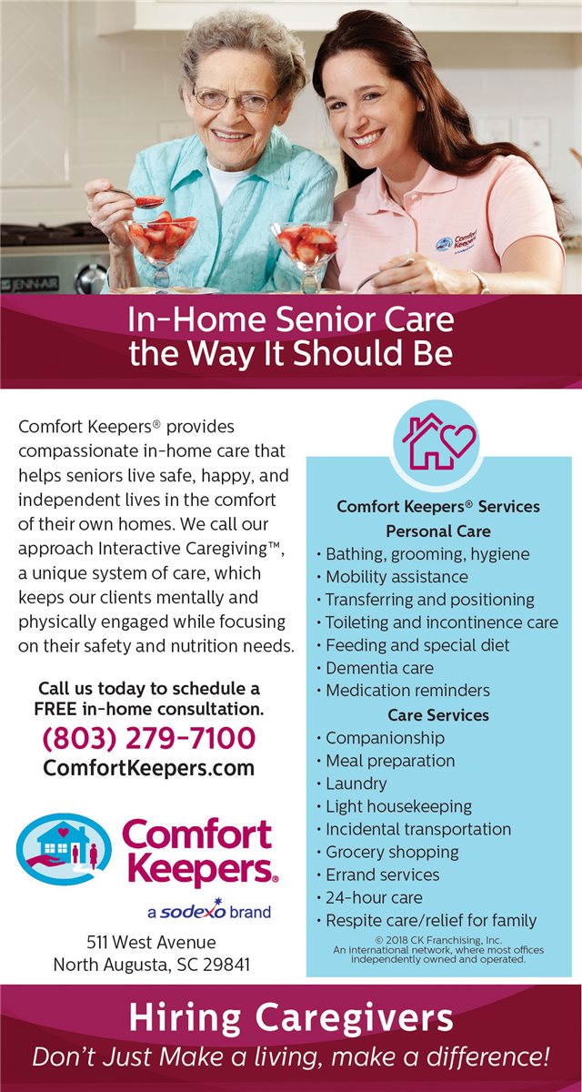 Christians In Business Comfort Keepers Home Care Details